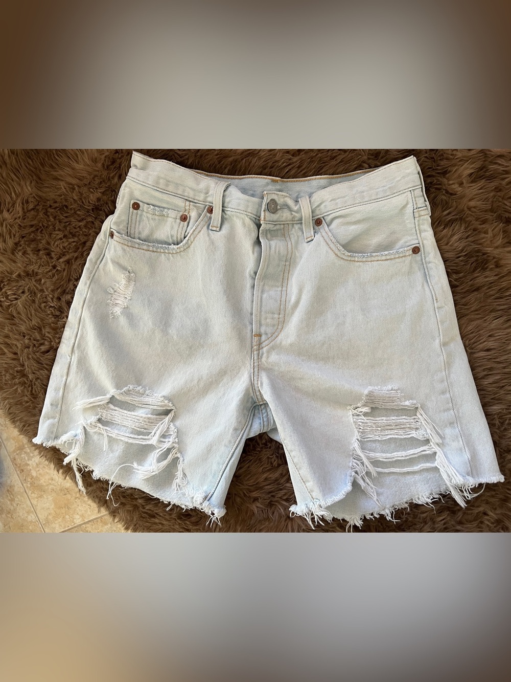 Levi's Cutoff Denim Shorts